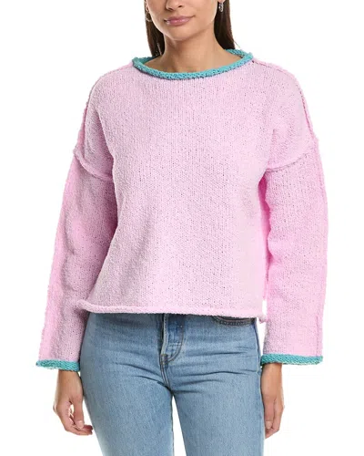 Fate Furled Sweater In Purple