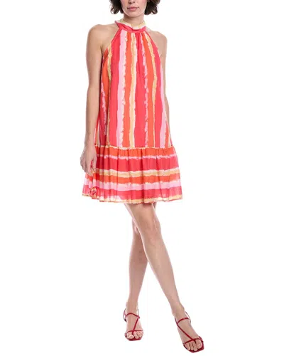 Fate Halter Mini Dress In Red