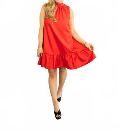 Fate Joanna Mini Dress In Red