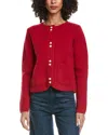 Fate Knit Cardigan In Red