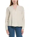 Fate Linen-blend Shirt In White