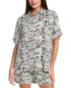 Fate Linen-blend Shirt In Gray