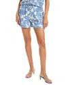 Fate Linen-blend Short In Blue