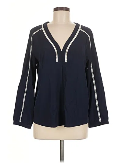 Pre-owned Fate Long Sleeve Blouse In Blue