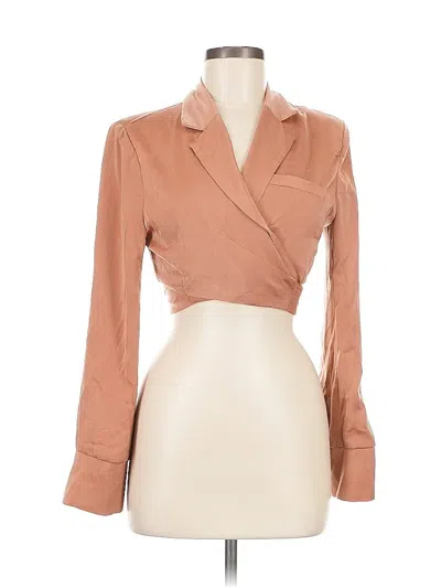 Pre-owned Fate Long Sleeve Blouse In Brown