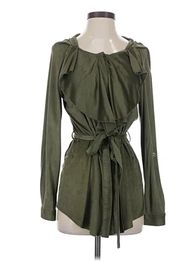 Pre-owned Fate Long Sleeve Blouse In Green