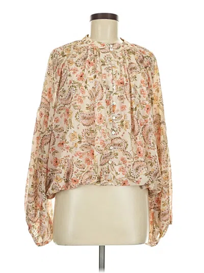 Pre-owned Fate Long Sleeve Blouse In Ivory