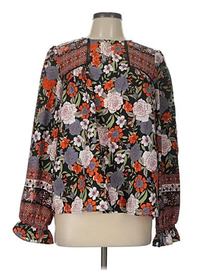 Fate Long Sleeve Blouse In Orange