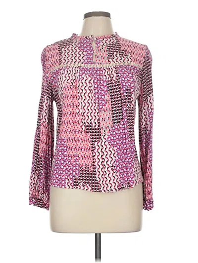 Pre-owned Fate Long Sleeve Blouse In Pink