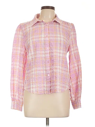 Pre-owned Fate Long Sleeve Blouse In Pink