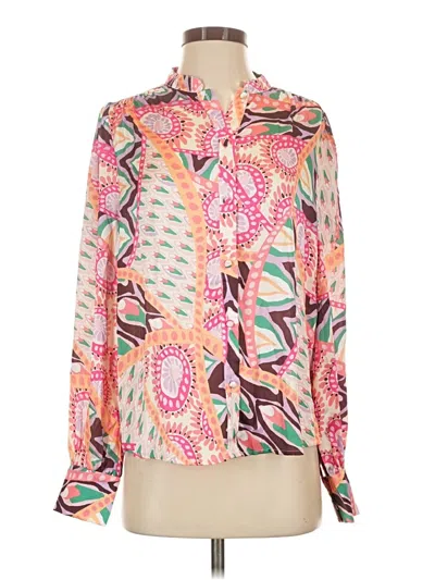Pre-owned Fate Long Sleeve Blouse In Pink