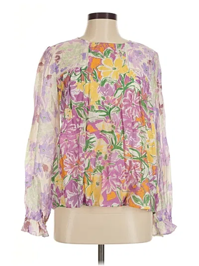 Pre-owned Fate Long Sleeve Blouse In Purple