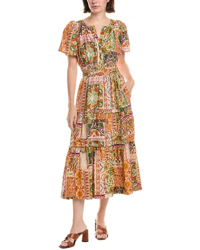 Fate Midi Dress In Animal Print