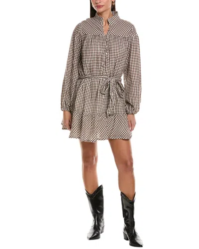 Fate Mini Dress In Brown