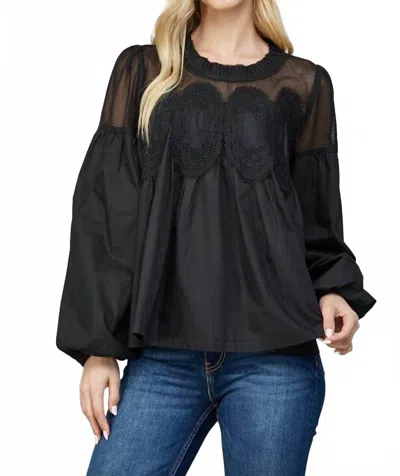 Fate Mixed Emotions Blouse In Black