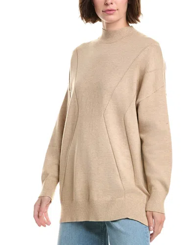 Fate Mock Neck Sweater In Neutral