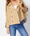 FATE PADDINGTON JACKET IN CAMEL