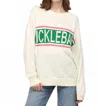Fate Pickleball Crewneck Sweater In Beige In Neutral