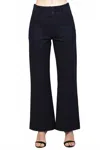 Fate Pointe Flare Pants In Navy In Black