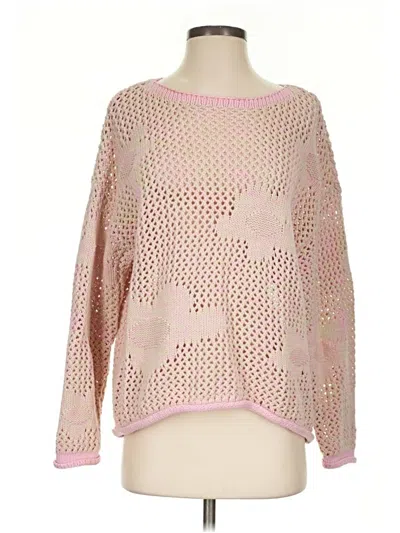 Pre-owned Fate Pullover Sweater In Pink