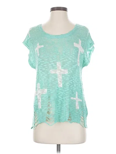 Pre-owned Fate Pullover Sweater In Teal