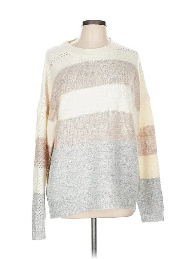 Pre-owned Fate Pullover Sweater In White