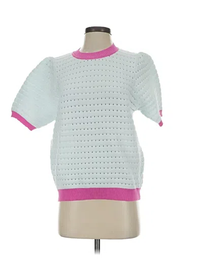 Pre-owned Fate Pullover Sweater In White