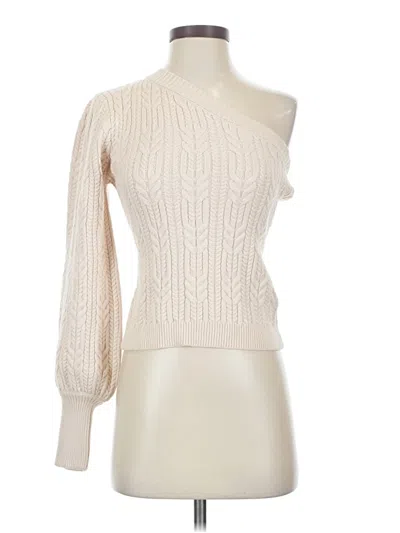 Pre-owned Fate Pullover Sweater In White