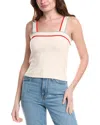 Fate Rib Knit Wool-blend Tank Sweater In Brown