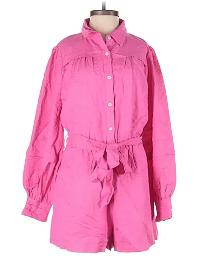 Pre-owned Fate Romper In Pink