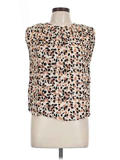 Pre-owned Fate Sleeveless Blouse In Brown