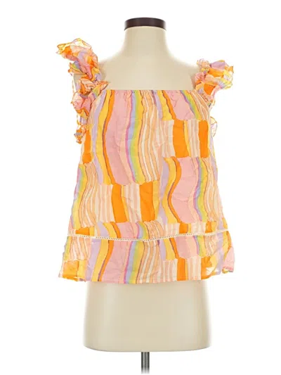 Pre-owned Fate Sleeveless Blouse In Orange