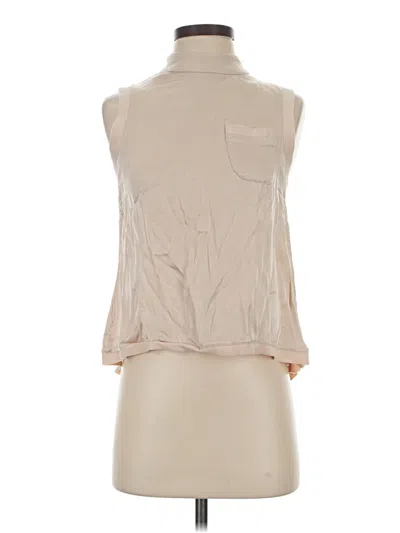 Pre-owned Fate Sleeveless Blouse In Tan