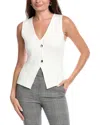 Fate Sleeveless Sweater In White