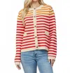Fate Sunset Stripes Cardi In Multi In Multi