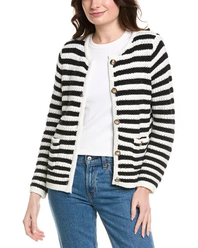 Fate Sweater Cardigan In Black