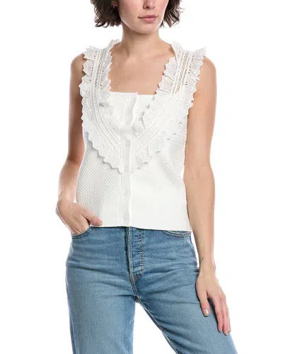 Fate Sweater Tank In White