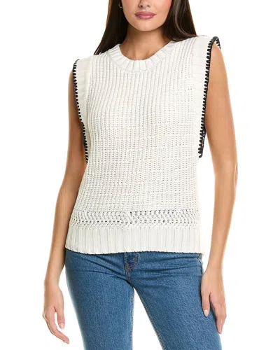 Fate Sweater Vest In White