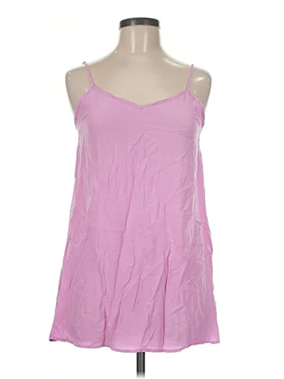 Pre-owned Fate Tank Top Pink Strapless Neckline Tops