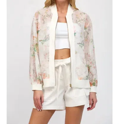 Fate The Kimmy Bomber Jacket In White