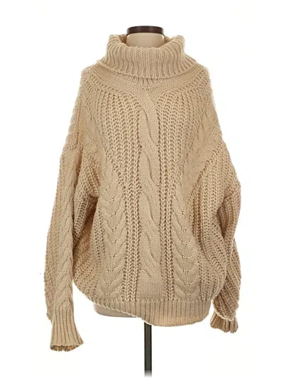 Pre-owned Fate Turtleneck Sweater In Brown