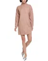 Fate Turtleneck Wool-blend Sweaterdress In Pink