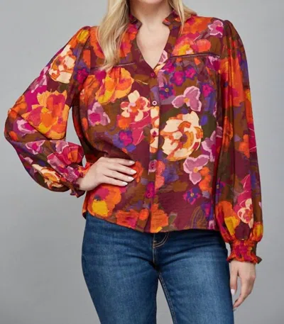 Fate Vivie Blouse In Multi