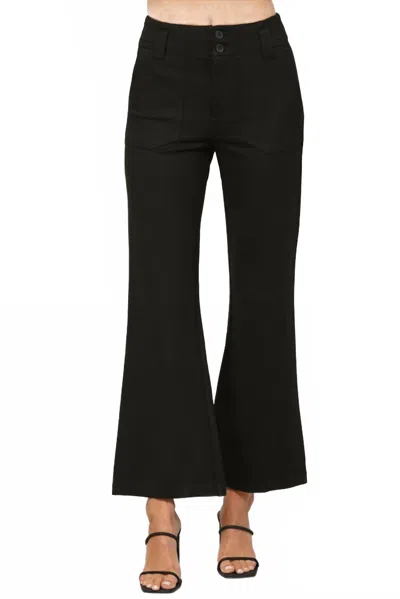 Fate Women's Ponte Flare Pants In Black