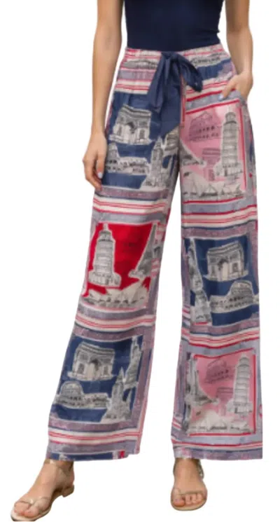 Fate Women's World Traveler Pants In Blue