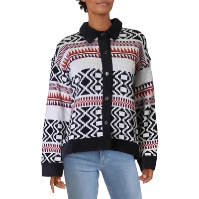 Fate Womens Printed Warm Jacket In Multi