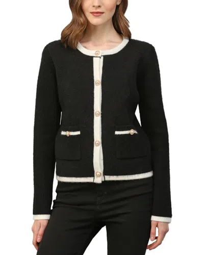 Fate Wool-blend Cardigan In Black