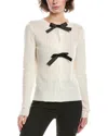 Fate Wool-blend Cardigan In White