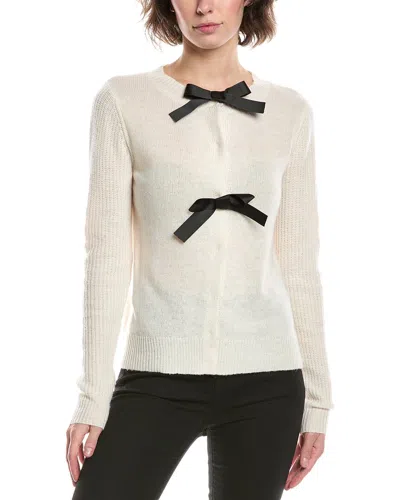 Fate Wool-blend Cardigan In White