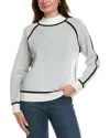 Fate Wool-blend Mock Neck Sweater In Brown